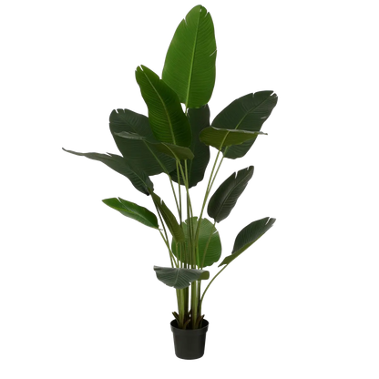 Kunstplant Bananenboom in Pot - H180 x Ø30 cm - Groen | Perrano Mica Decorations