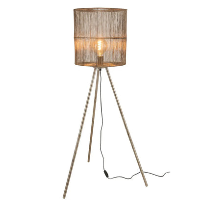 J-Line staande Lamp Antiek - metaal - bruin - large J-Line