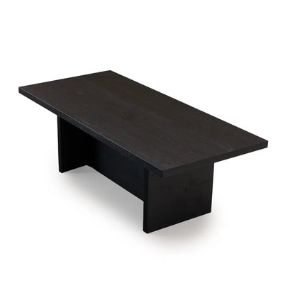 Salontafel Palmer 110 x 50cm, kleur zwart eiken Stalux