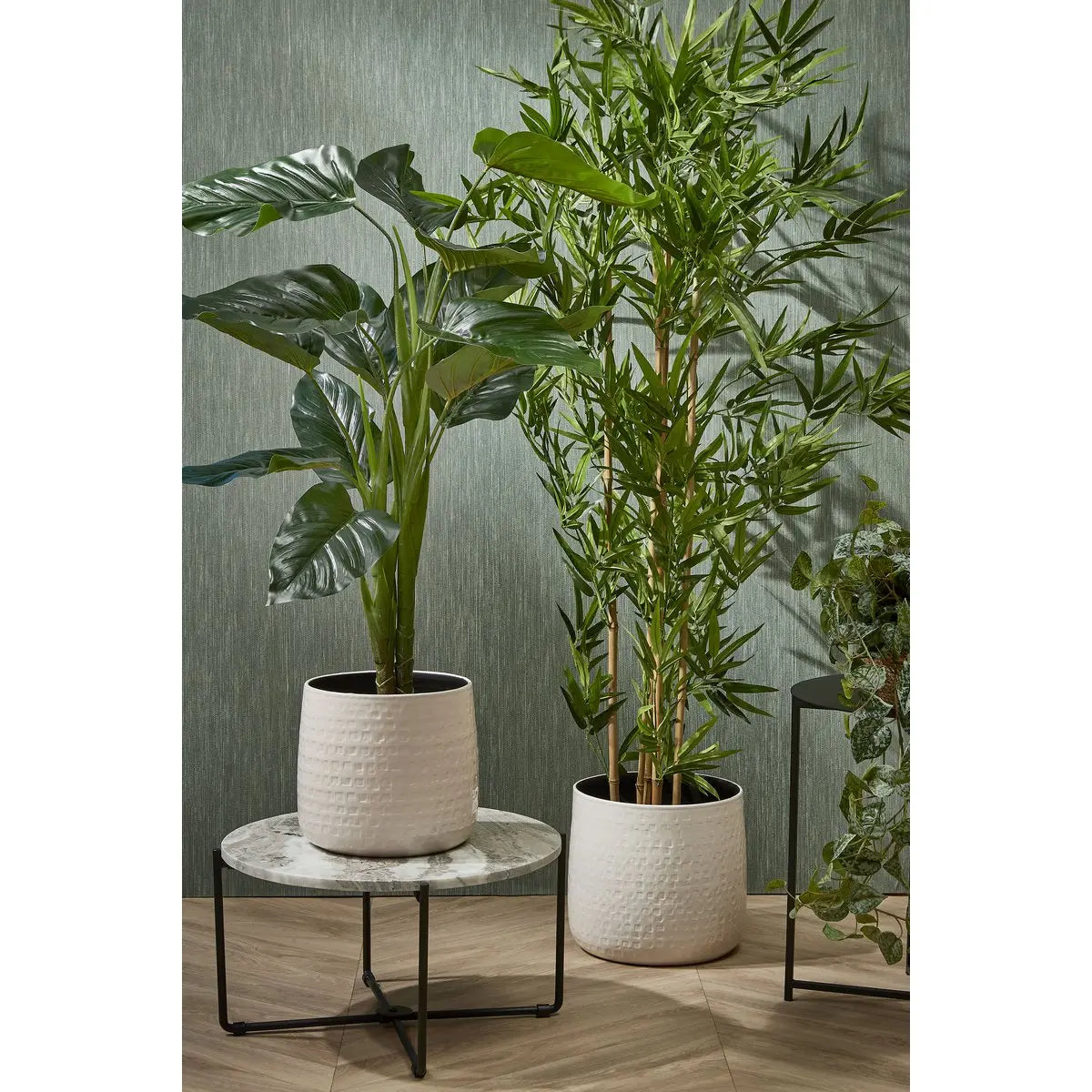 Philodendron Kunstplant - H100x Ø70 cm - Groen | Perrano Mica Decorations