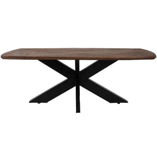 Eettafel Felix – Espresso Mangohout – 220 x 100 cm Home67