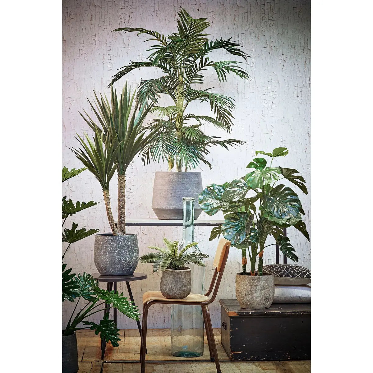 Areca Palm Kunstplant - H150 x Ø100 cm - Groen | Perrano Mica Decorations