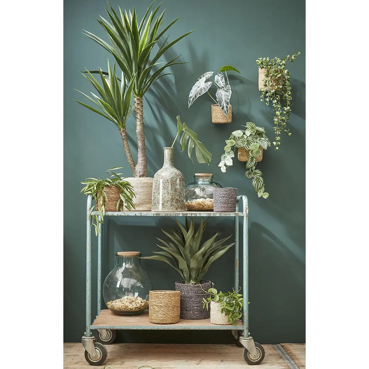 Yucca Kunstplant - H120 x Ø60 cm - Realistische Groene Eyecatcher | Perrano Mica Decorations