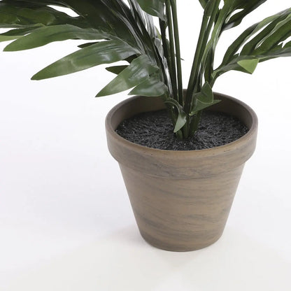 Areca Palm Kunstplant in Bloempot Stan - H45 x Ø60 cm - Groen | Perrano Mica Decorations