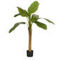 Kunstplant Bananenboom in Pot - H155 x Ø90 cm - Groen | Perrano Mica Decorations