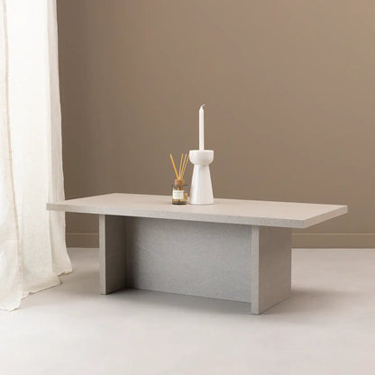 Salontafel Palmer 110 x 50cm, kleur grijs natuursteen Stalux