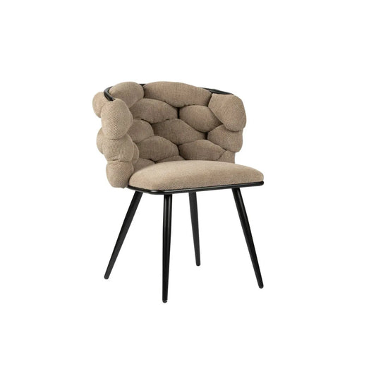 Rock Chair Stoel Bruin (Chenille) - Set van 2 - Stijlvol & Comfortabel | Perrano Pole To Pole