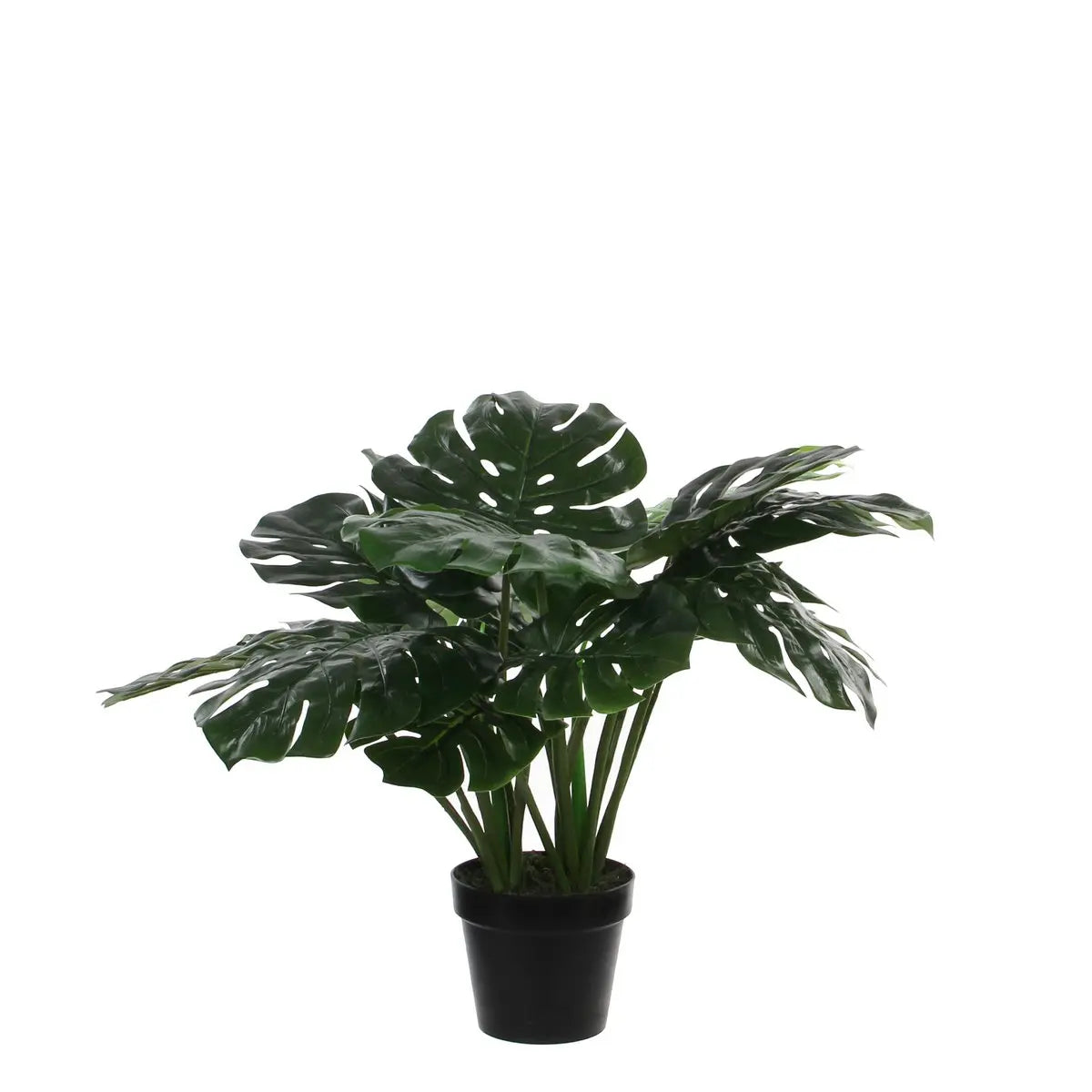 Monstera Kunstplant - H60 x Ø80 cm | Onderhoudsvrij Groene Sfeer | Perrano Mica Decorations