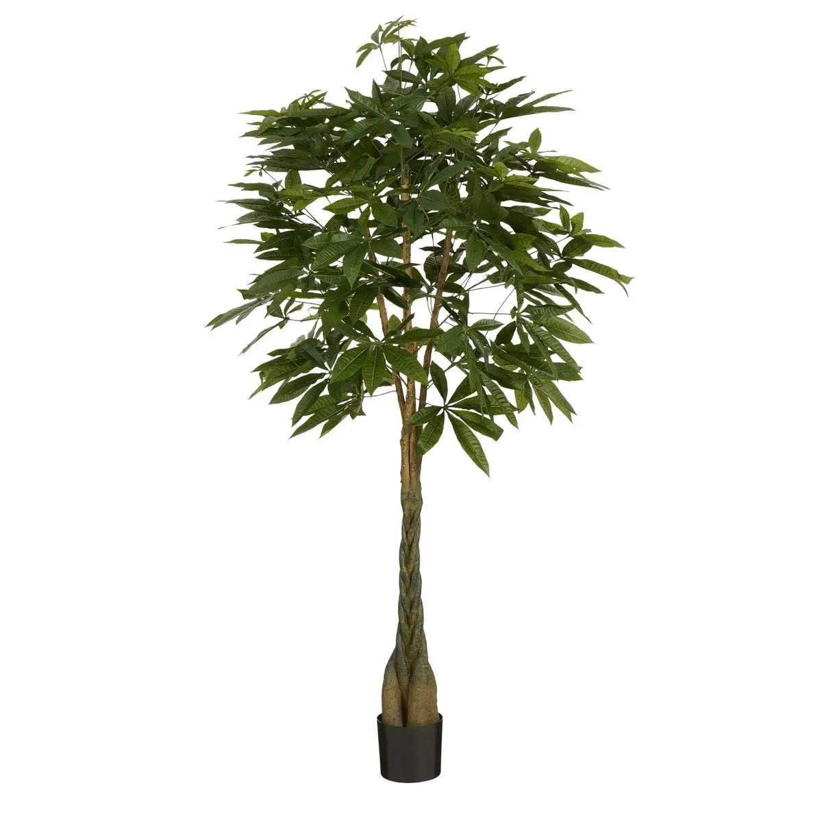 Pachira Kunstplant - H150 x Ø65 cm - Groen | Perrano Mica Decorations